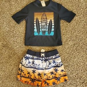 Baby boys swim set